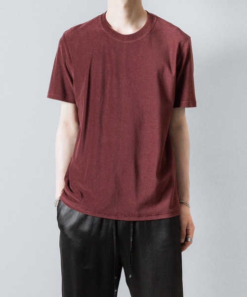 ATTACHMENT(アタッチメント)の「CO/PE ハイゲージパイル スリムフィットS/S TEE / CO/PE HIGH GAUGE PILE SLIM FIT S/S TEE(Tシャツ/カットソー・メンズ・ブラック/ブラウン系/ライトベージュ・1/2/3)」の3枚目の写真