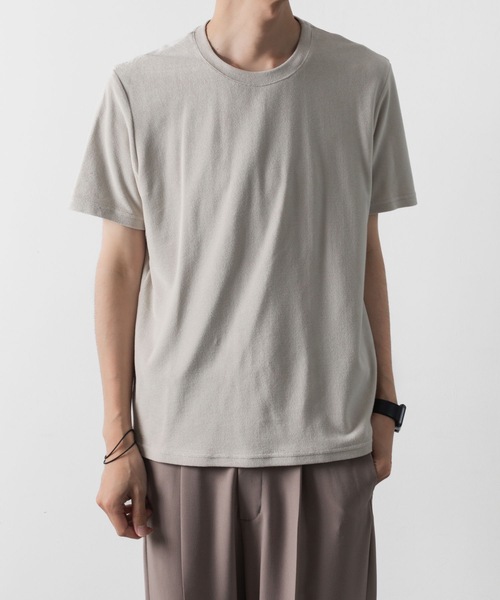 ATTACHMENT(アタッチメント)の「CO/PE ハイゲージパイル スリムフィットS/S TEE / CO/PE HIGH GAUGE PILE SLIM FIT S/S TEE(Tシャツ/カットソー・メンズ・ブラック/ブラウン系/ライトベージュ・1/2/3)」の21枚目の写真