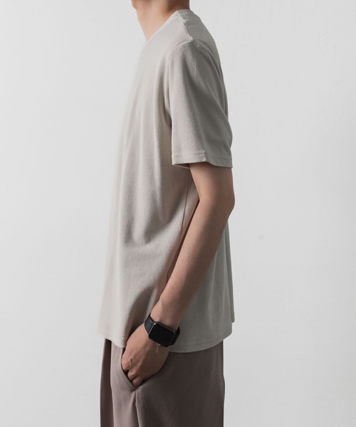 ATTACHMENT(アタッチメント)の「CO/PE ハイゲージパイル スリムフィットS/S TEE / CO/PE HIGH GAUGE PILE SLIM FIT S/S TEE(Tシャツ/カットソー・メンズ・ブラック/ブラウン系/ライトベージュ・1/2/3)」の22枚目の写真