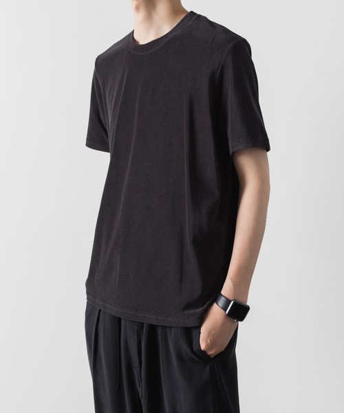 ATTACHMENT(アタッチメント)の「CO/PE ハイゲージパイル スリムフィットS/S TEE / CO/PE HIGH GAUGE PILE SLIM FIT S/S TEE(Tシャツ/カットソー・メンズ・ブラック/ブラウン系/ライトベージュ・1/2/3)」の10枚目の写真