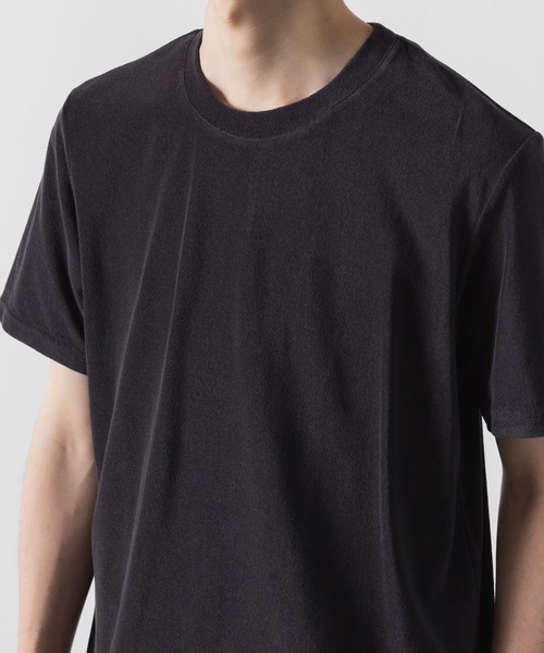 ATTACHMENT(アタッチメント)の「CO/PE ハイゲージパイル スリムフィットS/S TEE / CO/PE HIGH GAUGE PILE SLIM FIT S/S TEE(Tシャツ/カットソー・メンズ・ブラック/ブラウン系/ライトベージュ・1/2/3)」の7枚目の写真