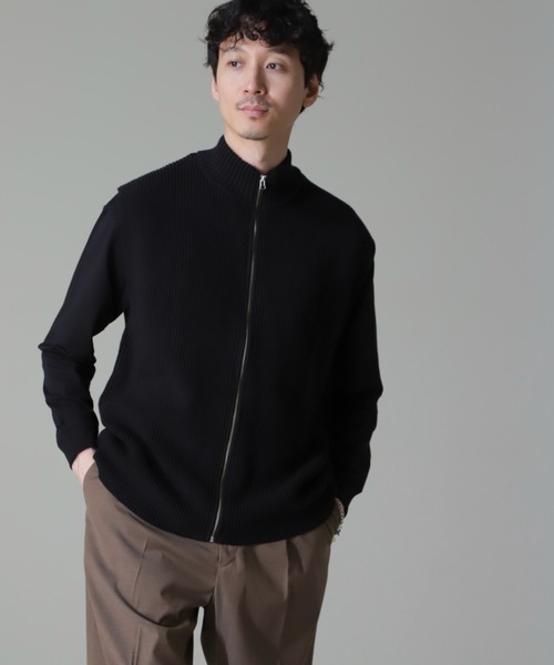 NANO universe（ナノユニバース）の「コットンアクリルドライバーズベスト（ベスト・メンズ・ブラック/チャコール・M/L/XL）」の11枚目の写真