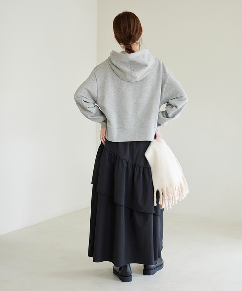 ROPE' PICNIC（ロペピクニック）の「刺繍ロゴ裏毛フーディー（パーカー・レディース・ピンク/キナリ/グレー/ブラック・38）」の22枚目の写真