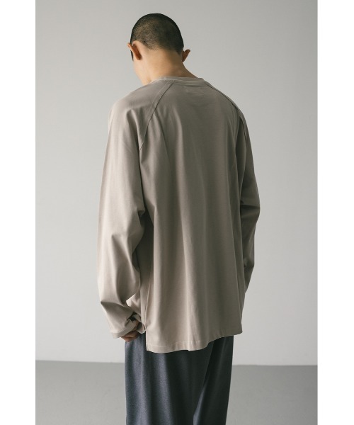STYLEMIXER(スタイルミキサー)の「カラースキームロンT(Tシャツ/カットソー・メンズ・ブラック/ライトベージュ・MEDIUM/LARGE)」の15枚目の写真