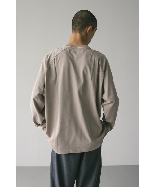 STYLEMIXER(スタイルミキサー)の「カラースキームロンT(Tシャツ/カットソー・メンズ・ブラック/ライトベージュ・MEDIUM/LARGE)」の16枚目の写真