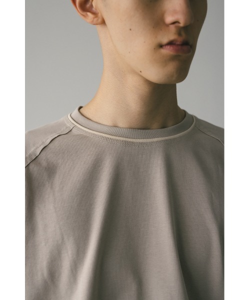 STYLEMIXER(スタイルミキサー)の「カラースキームロンT(Tシャツ/カットソー・メンズ・ブラック/ライトベージュ・MEDIUM/LARGE)」の17枚目の写真