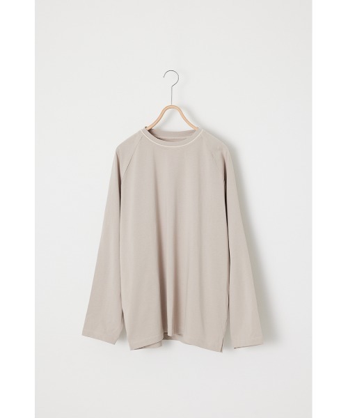 STYLEMIXER(スタイルミキサー)の「カラースキームロンT(Tシャツ/カットソー・メンズ・ブラック/ライトベージュ・MEDIUM/LARGE)」の19枚目の写真