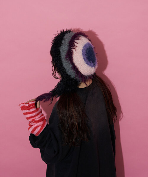 yuna_maruu企画】【Me＋Me/ミープラスミー】ひも付きファー帽子