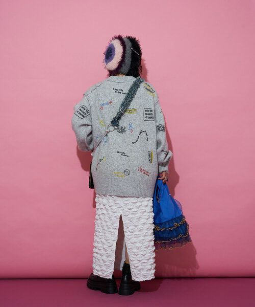 CIAOPANIC（チャオパニック）の「【＠yuna_maruu企画】【Me＋Me/ミープラスミー】ひも付きファー帽子（キャップ・レディース・ブラック/ブラウン/グレー・ONE SIZE）」の13枚目の写真