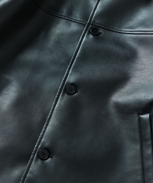 FREAK'S STORE（フリークスストア）の「限定展開 リラックスフィット カーコート/ステンカラーブルゾン（ブルゾン・メンズ・ブラック/ブラウン・SMALL/MEDIUM/LARGE）」の8枚目の写真