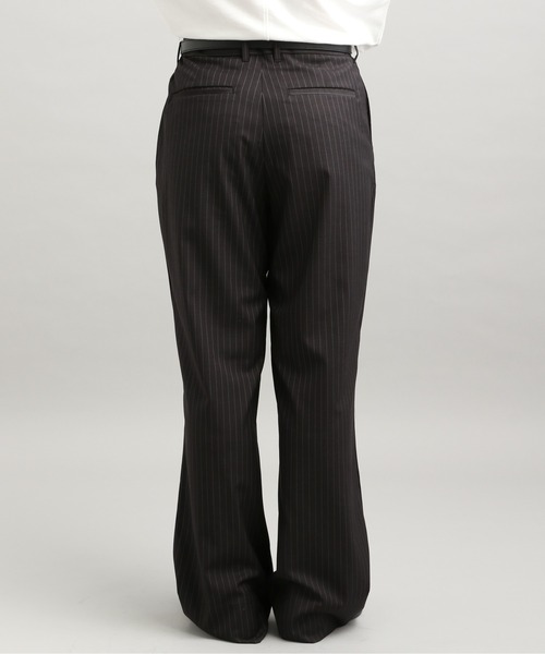 LURAKU】One tuck straight slacks / 1タックストレートスラックス