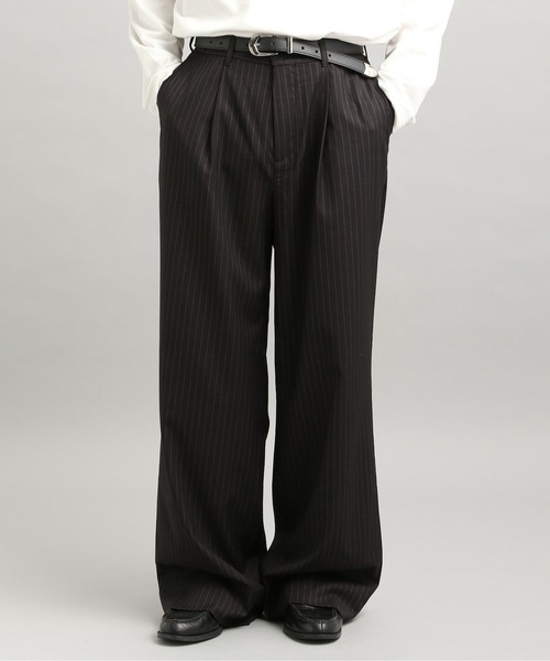 ORIMI PERFECT SLACKS サイズ1 LURAKU】One tuck straight slacks / 1タックストレートスラックス