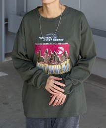 Anchor Smith（アンカー スミス）の「ヴィンテージライクランドスケープグラフィックオーバーサイズTシャツ（Tシャツ/カットソー・メンズ）」