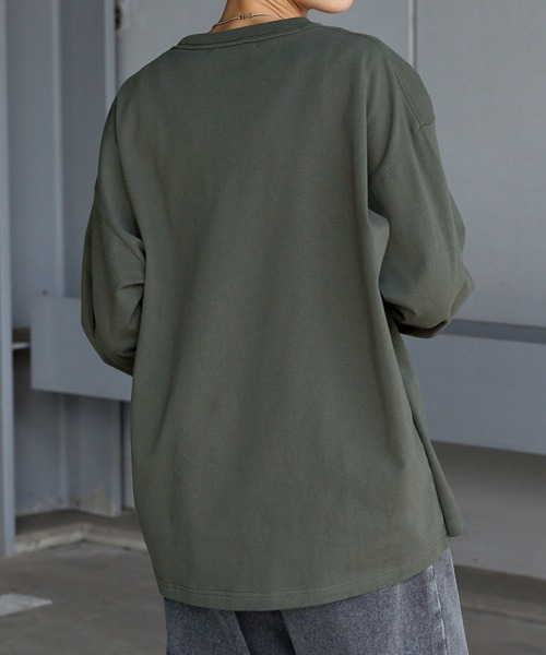 Anchor Smith(アンカー スミス)の「ヴィンテージライクランドスケープグラフィックオーバーサイズTシャツ(Tシャツ/カットソー・レディース・ネイビー/チャコール/ホワイト系/グレー系/グレー系1/ホワイト・M/L)」の20枚目の写真