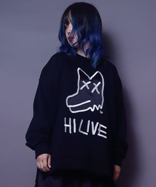 AFYF（エーエフワイエフ）の「AFYF CREW SWEAT/ビッグシルエット クルーネックスウェット/ベア（スウェット・レディース・ブラック系その他/グリーン系その他/ブルー系その他/ブラック系その他2・FREE）」の3枚目の写真