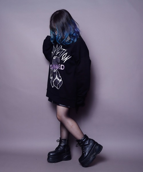 AFYF（エーエフワイエフ）の「AFYF CREW SWEAT/ビッグシルエット クルーネックスウェット/ベア（スウェット・レディース・ブラック系その他/グリーン系その他/ブルー系その他/ブラック系その他2・FREE）」の18枚目の写真