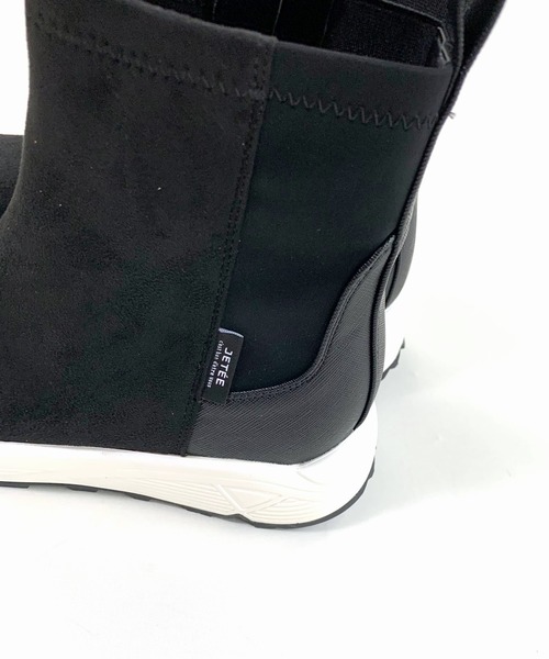 Q（キュー）の「スニーカーブーツ（ブーツ・レディース・グレー/ブラック・24.5/23.5）」の10枚目の写真