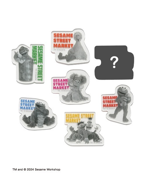 モノクロフォトアクリルステッカー（全7種のうち1種入り）【ランダム