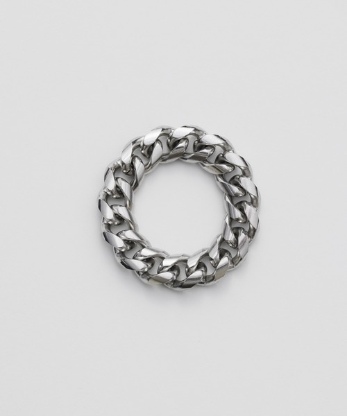 ciite' surgical stainless(シーテサージカルステンレス)の「【 金属アレルギー対応 】 チェーンデザインリング サージカルステンレス(リング・レディース・シルバー/ゴールド・13号/11号/15号)」の6枚目の写真