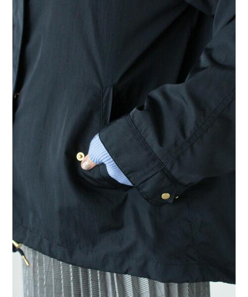 Lugnoncure(ルノンキュール)の「【撥水/花粉防止】マウンテンパーカ(ノーカラージャケット・レディース・ネイビー/カーキ/ベージュ・F)」の21枚目の写真