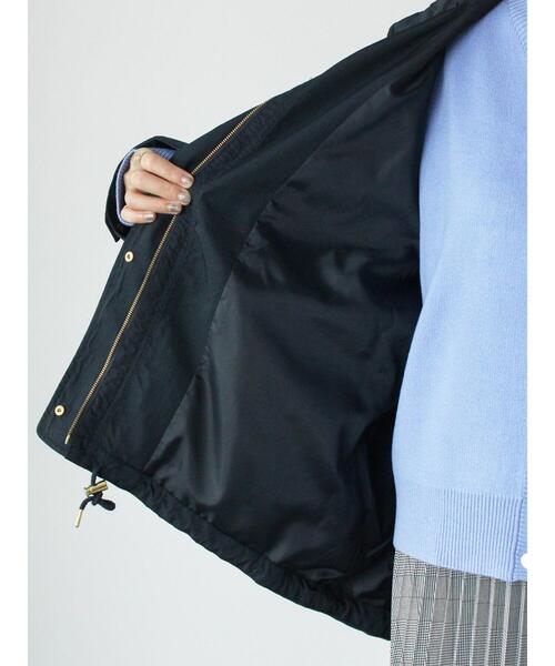 Lugnoncure(ルノンキュール)の「【撥水/花粉防止】マウンテンパーカ(ノーカラージャケット・レディース・ネイビー/カーキ/ベージュ・F)」の22枚目の写真