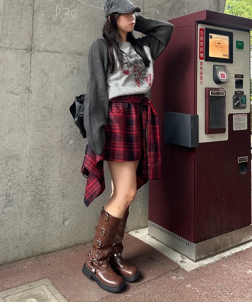 apres jour mignon(アプレジュールミニョン)の「【apresjour mignon SOIE】ラグランアソートジャガードニット【ZOZOTOWN限定アイテム】(ニット/セーター・レディース・ネイビー/ボルドー/チャコールグレー/ブラック・フリー/X-LARGE)」の20枚目の写真