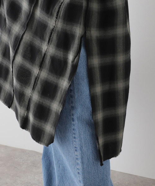 PROVOKE(プロヴォーク)ombrercheck gownガウンコート新品 PROVOKE （プロヴォーク）の「【PROVOKE/プロヴォーク