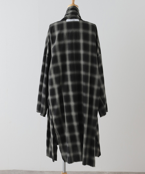 PROVOKE(プロヴォーク)ombrercheck gownガウンコート新品 PROVOKE （プロヴォーク）の「【PROVOKE/プロヴォーク
