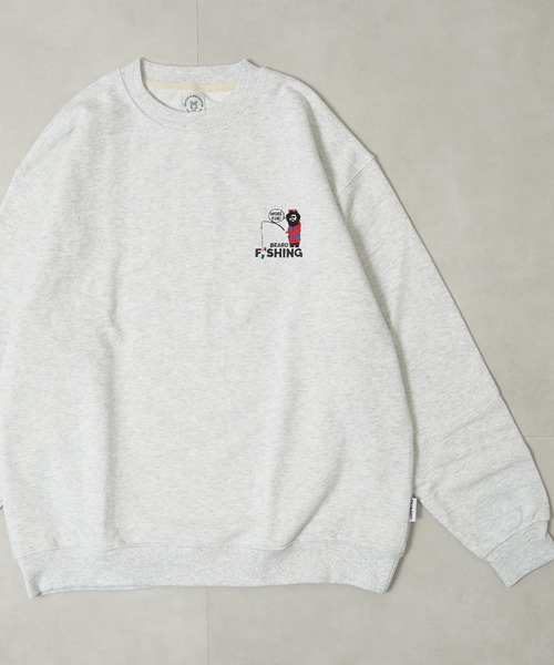 1111clothing(ワンフォークロージング)の「ヘビー裏毛 ワンポイント刺繍 スウェット / Heavyweight one-point embroidery sweatshirt(スウェット・メンズ・B/C/F/E/D/A・L/M)」の21枚目の写真