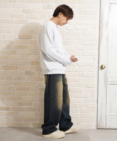 1111clothing(ワンフォークロージング)の「ヘビー裏毛 ワンポイント刺繍 スウェット / Heavyweight one-point embroidery sweatshirt(スウェット・メンズ・B/C/F/E/D/A・L/M)」の13枚目の写真