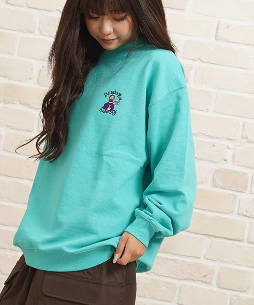 1111clothing(ワンフォークロージング)の「ヘビー裏毛 ワンポイント刺繍 スウェット / Heavyweight one-point embroidery sweatshirt(スウェット・メンズ・B/C/F/E/D/A・L/M)」の17枚目の写真
