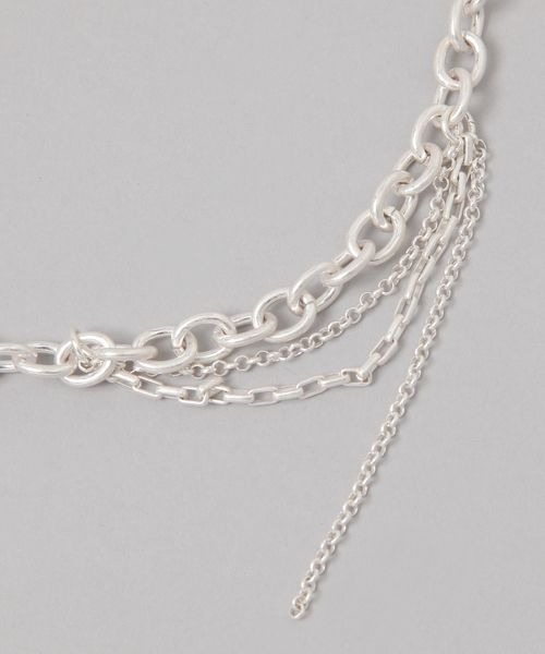 JEANASIS(ジーナシス)の「Yラインパールチェーンネックレス/152494(ネックレス・レディース・シルバー系その他/シルバー・FREE)」の5枚目の写真