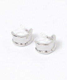 メタルエッジフープノンホールピアス / 153172