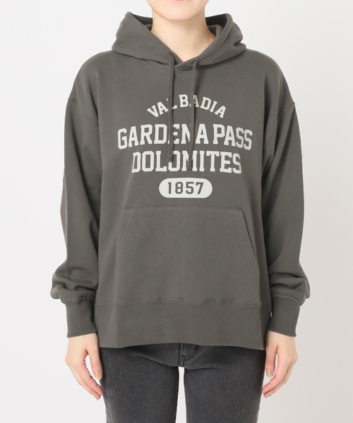 JOURNAL STANDARD relume（ジャーナルスタンダード　レリューム）の「ロゴプリントフーディースウェット（パーカー・レディース・ブラックミックス/ホワイト系その他・FREE）」の22枚目の写真