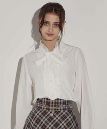 F i.n.t | レースレイヤードボウタイブラウス(シャツ/ブラウス)