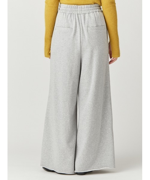 FRAY I.D（フレイアイディー）の「スウェットタックワイドパンツ（スウェットパンツ・レディース・グレー/ブラック・0/1）」の11枚目の写真