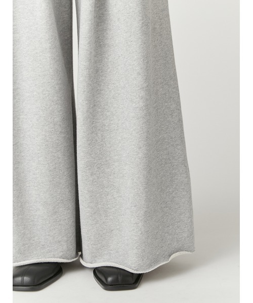 FRAY I.D（フレイアイディー）の「スウェットタックワイドパンツ（スウェットパンツ・レディース・グレー/ブラック・0/1）」の14枚目の写真