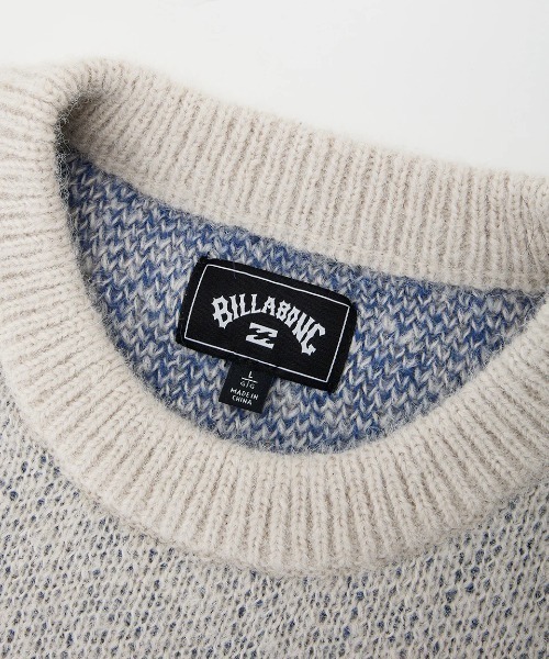 BILLABONG（ビラボン）の「BILLABONG メンズ CREW NECK セーター/ビラボンロゴローゲージクルーネックセーター（ニット/セーター・メンズ・クリーム/グレー/ブラウン・MEDIUM/LARGE/X-LARGE）」の12枚目の写真