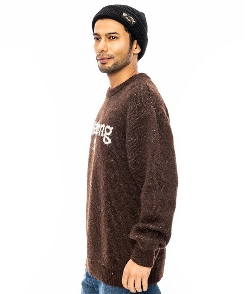 BILLABONG（ビラボン）の「BILLABONG メンズ CREW NECK セーター/ビラボンロゴローゲージクルーネックセーター（ニット/セーター・メンズ・クリーム/グレー/ブラウン・MEDIUM/LARGE/X-LARGE）」の6枚目の写真