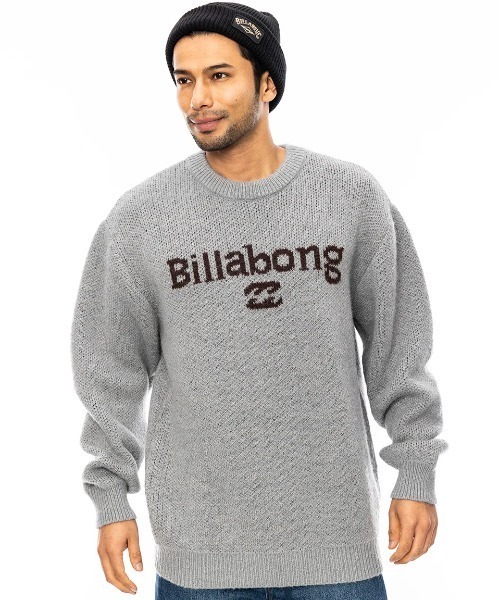 BILLABONG（ビラボン）の「BILLABONG メンズ CREW NECK セーター/ビラボンロゴローゲージクルーネックセーター（ニット/セーター・メンズ・クリーム/グレー/ブラウン・MEDIUM/LARGE/X-LARGE）」の17枚目の写真
