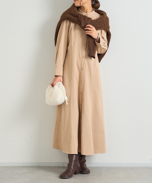 un dix cors（アンディコール）の「リブ異素材Vネックカーディガン（カーディガン/ボレロ・レディース・チャコールグレー/ブラウン・FREE）」の19枚目の写真