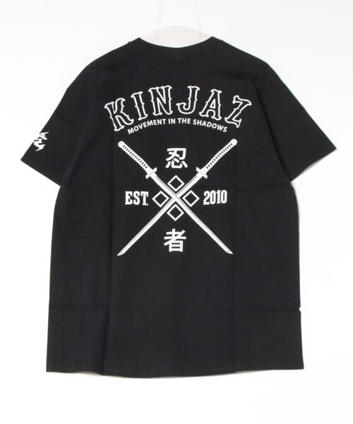 ARCHIVER(アーカイバ)の「【KINJAZ】Graphic T(Tシャツ/カットソー・メンズ・ブラック/ホワイト・MEDIUM/LARGE)」の3枚目の写真