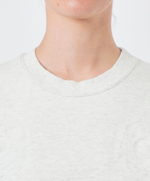 TOGA(トーガ)の「【TOGA PULLA/トーガプルラ】Embroidery sweatshirt(スウェット・レディース・ライトグレー/ブラック・S)」の6枚目の写真