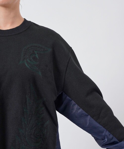 TOGA(トーガ)の「【TOGA PULLA/トーガプルラ】Embroidery sweatshirt(スウェット・レディース・ライトグレー/ブラック・S)」の14枚目の写真
