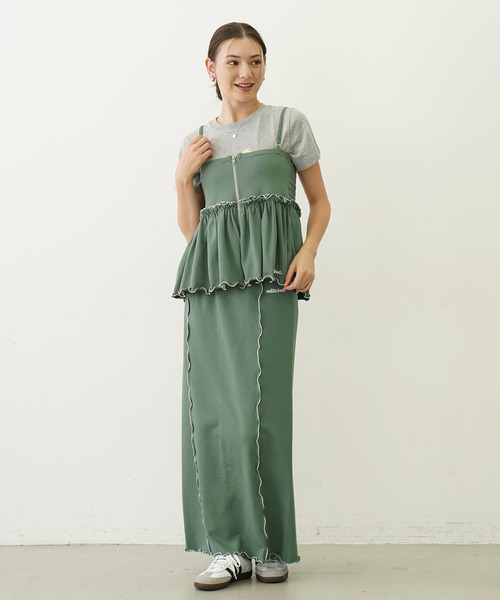 MILKFED.（ミルクフェド）の「DAISY AND LOGO COMPACT S/S TEE（Tシャツ/カットソー・レディース・アッシュ/ホワイト/チャコール・S/M）」の19枚目の写真