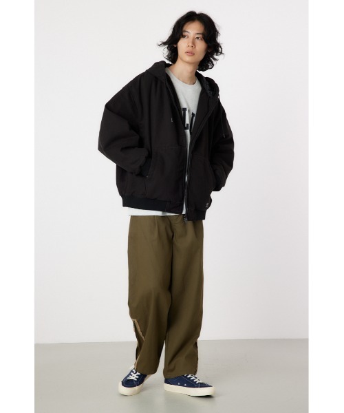 RODEO CROWNS WIDE BOWL（ロデオクラウンズワイドボウル）の「duck hooded ジャケット（ダウンジャケット/コート・メンズ・キャメル/ライトブルー/ブラック・MEDIUM/LARGE）」の12枚目の写真