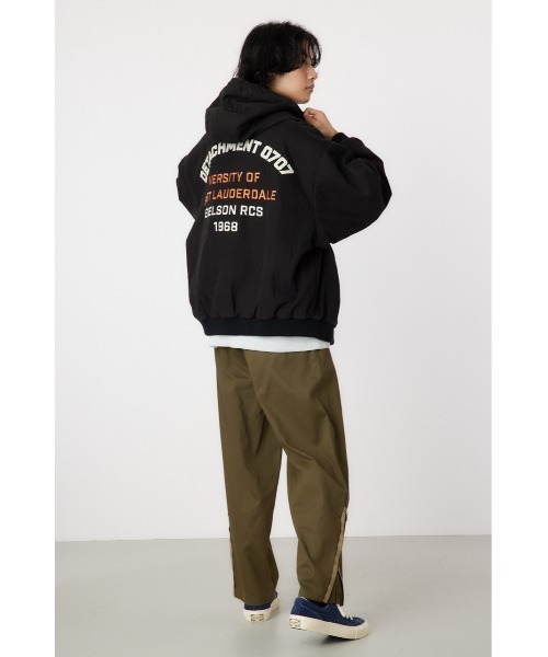 RODEO CROWNS WIDE BOWL（ロデオクラウンズワイドボウル）の「duck hooded ジャケット（ダウンジャケット/コート・メンズ・キャメル/ライトブルー/ブラック・MEDIUM/LARGE）」の13枚目の写真