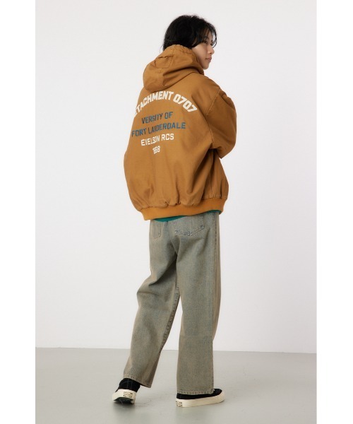 RODEO CROWNS WIDE BOWL（ロデオクラウンズワイドボウル）の「duck hooded ジャケット（ダウンジャケット/コート・メンズ・キャメル/ライトブルー/ブラック・MEDIUM/LARGE）」の18枚目の写真