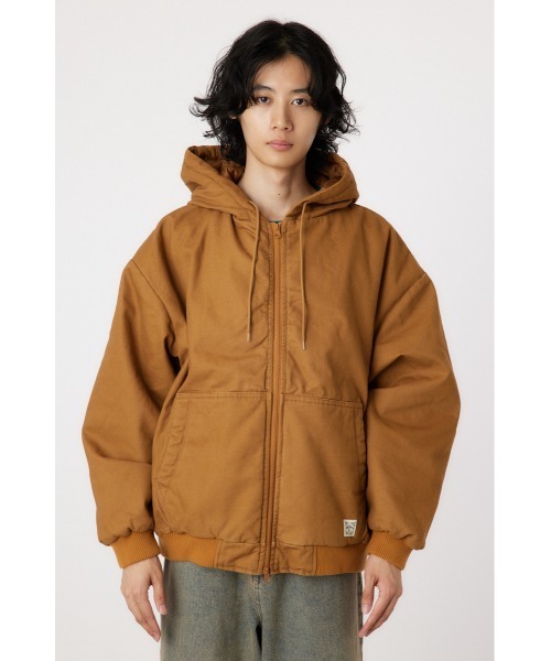 RODEO CROWNS WIDE BOWL（ロデオクラウンズワイドボウル）の「duck hooded ジャケット（ダウンジャケット/コート・メンズ・キャメル/ライトブルー/ブラック・MEDIUM/LARGE）」の19枚目の写真