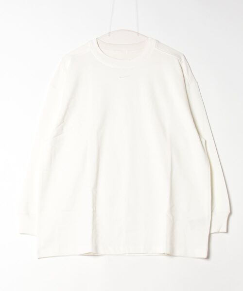 NIKE（ナイキ）の「ナイキ NIKE AS W NSW ESSNTL OS LS TEE（Tシャツ/カットソー・レディース・ブラック/ダークグリーン/オフホワイト・M/L）」の14枚目の写真